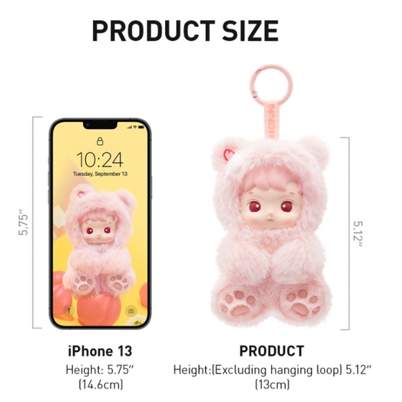 Popmart Hacipupu Gummy Bear Pineapple Authentic Pendant - Picture 3 of 5